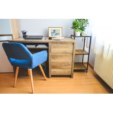 Koka krēsls virtuvei ar roku balstiem K283